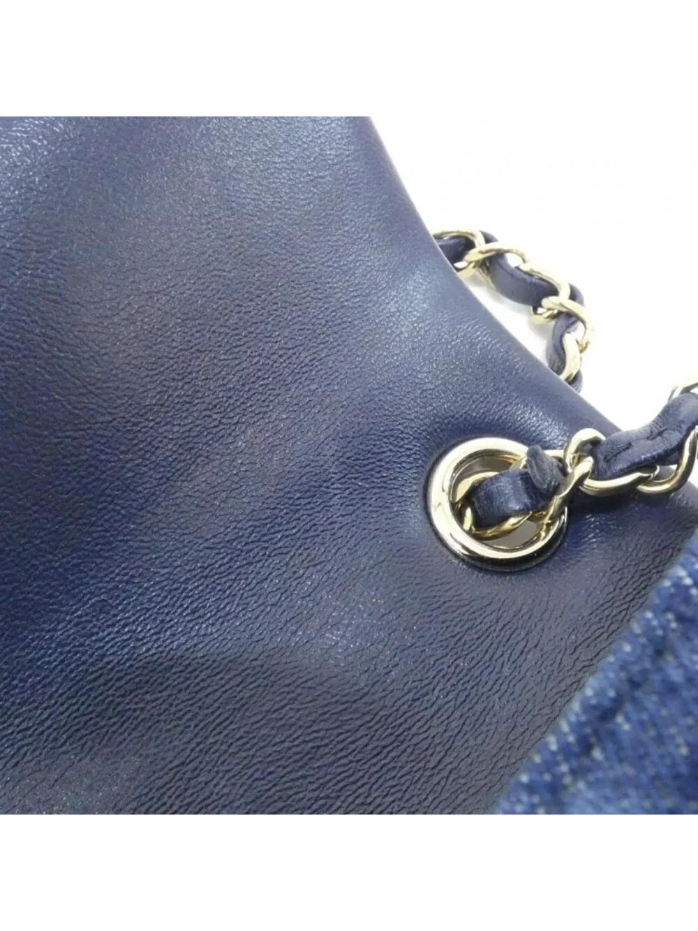 Chanel Shoulder Bag Blue - Picture 6 of 6